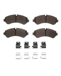 DFC 19-23 Freightliner Sprinter 4500 Rear 5000 Advanced Low Metallic Brake Pads and Hardware Kit - 1552-2236-01