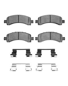 DFC 02-14 Cadillac Escalade Rear Ultimate Duty Performance Brake Pads and Hardware Kit - 1400-0974-11