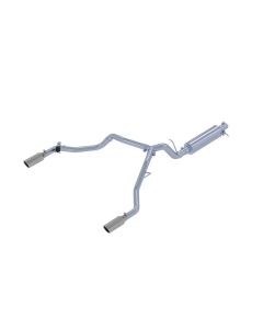 MBRP Aluminized Steel 3" Catback Dual Split Rear Exit Installer Series Ford Ranger Ecoboost 2.3L 201 - S5223AL