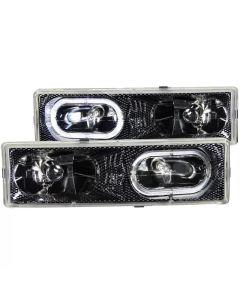 Anzo USA Crystal Headlight Set w/Halo- ANZO-111005