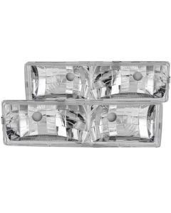 Anzo USA Crystal Headlight Set- ANZO-111136