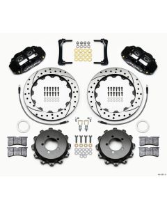 Wilwood Narrow Superlite 4R Rear Kit 12.88in Drilled 2012-Up Toyota / Scion FRS w/Lines - 140-12871-D