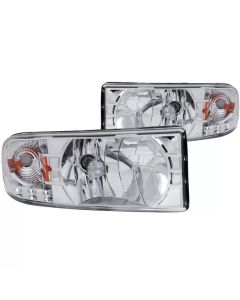 Upgrade Your Dodge: Anzo USA Crystal Headlight Set