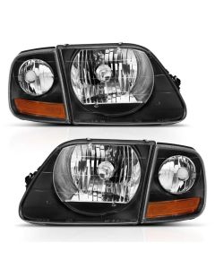 Crystal Headlight Set for Ford F-150 1997-2003 - ANZO-111460