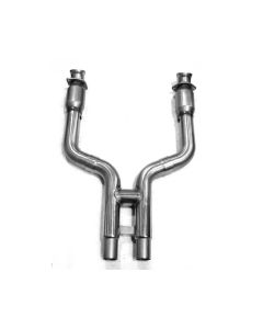 Kooks 3 Inlet 2 3/4 Outlet H-Pipe w/Catalytic Converters Ford Mustang GT 5.0L 4V 2011-2014- KOOK-11413500