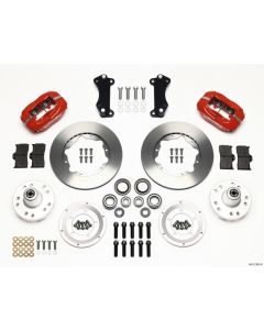 Wilwood Forged Dynalite Front Kit 11.00in Red Heidts Tri -5 2 inch Drop Spindle - 140-12305-R