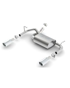 Borla Touring Axle-Back Exhaust System Jeep Wrangler 2012-2018 3.6L V6- 11834