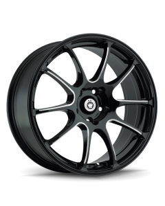 Konig Illusion 18x8 5x114.3 ET35 Black/Ball Cut Machine - IL88514355