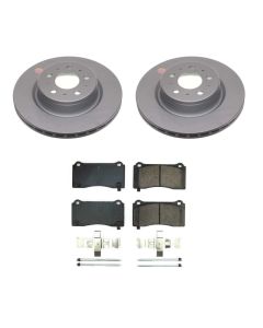 Power Stop 17-21 Tesla 3 Front Z17 Coated Brake Kit - CRK8844