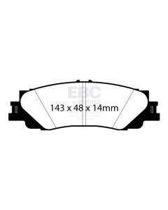 EBC 2022+ Lexus LX600 3.5TT Greenstuff Rear Brake Pads - DP62461