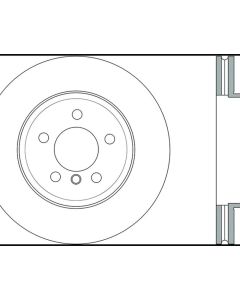 StopTech Sport Slotted Brake Rotor Front Left BMW- STOP-126.34124SL