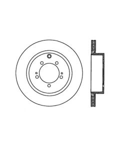 StopTech Sport Slotted Brake Rotor Rear Left Mitsubishi Rear Left 2.0L 4-Cyl- STOP-126.46075SL