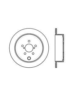 StopTech Sport Slotted Brake Rotor Rear Right Subaru Rear Right- STOP-126.47029SR