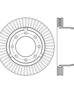 StopTech Sport Slotted Brake Rotor Rear Right Ford Rear Right- STOP-126.65143SR