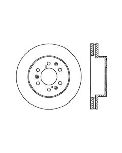 StopTech Sport Slotted Brake Rotor Front Right- STOP-126.66057SR