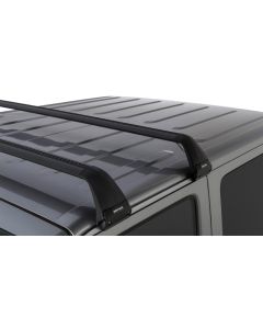 Rhino-Rack 07-22 Jeep Wrangler JK/JL 2 Door Hard Top Vortex SG 2 Bar Roof Rack - Black - SG60