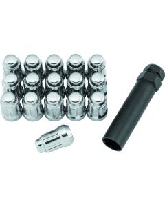 QuadBoss Spline Lug Nuts 12x1.25 - Silver