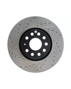StopTech Sport Drilled/Slotted Brake Rotor Front Right- STOP-127.33098R