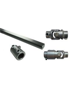 Ridetech 70-78 GM F-Body Front Steering Column U-Joint Kit - 1in -48 Spline to 3/4in -36 Spline - 11009535