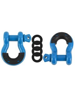 Borne Off-Road Borne D-Ring Shackle Set Blue - BNDR-BL