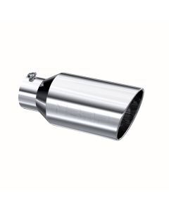 MBRP T304 Stainless Steel 8" O.D. Rolled End 5" Inlet 18" Length Exhaust Tip - T5129