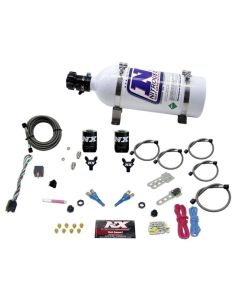 Nitrous Express Dodge EFI Full Race Dual Nozzle Nitrous Kit (100-300HP) w/5lb Bottle - 20315-05