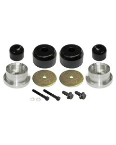 RockJock TJ/LJ Bump Stop Kit Rear w/ Polyurethane RockJock Bump Stops Aluminum Spacers Hardware - CE-9122R