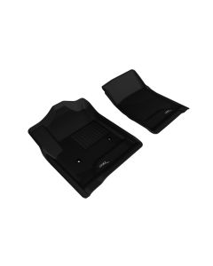 3D MAXpider 2014-2018 Chevrolet/GMC Silverado/Sierra Regular Cab Kagu 1st Row Floormat - Black - L1CH05611509