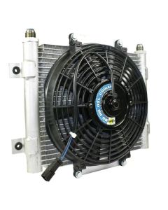 BD Diesel BD Xtrude Transmission Cooler with Fan -10 JIC Male Connection- BD D-1300611