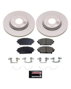 Power Stop 19-23 Mazda 3 Front Z17 Coated Brake Kit - CRK8754