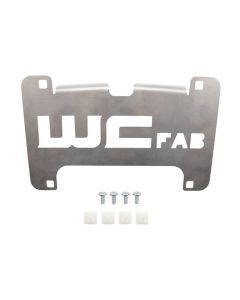 Wehrli 15-19 Chevy HD Lower Valance Filler Panel License Plate Mount Bracket - WCF100156