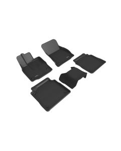 3D Maxpider 18-20 Lexus Ls Series Kagu Floor Mat- Black R1 R2 - L1LX06401509