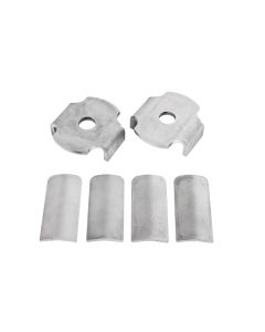 BMR 15-17 S550 Mustang Rear Cradle Steel Inserts Only Bushing Kit - Bare - BK053