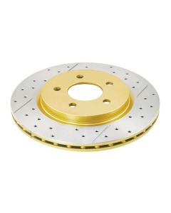 DBA 05-14 Ford Mustang GT Rear Drilled & Slotted Street Series Rotor - DBA2114X