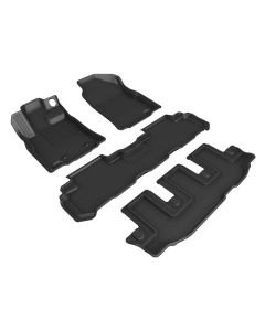 3D Maxpider 19-24 Subaru Ascent Kagu Black Bench Seats R1 R2 R3 - L1SB03901509