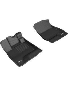 3D MAXpider 2018-2019 Honda Clarity Plug-in Hybrid Kagu 1st Row Floormat - Black - L1HD10011509