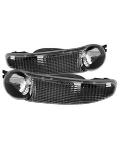 xTune GMC Sierra Denali 00-06 Bumper Lights Black CBL-GD00-BK - 9027079
