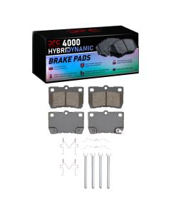 DFC 06-13 Lexus IS250 Rear 4000 HybriDynamic Brake Pads and Hardware Kit - 4000-1113-02