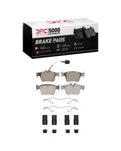DFC 17-24 Maserati Ghibli Rear 5000 Advanced Ceramic Brake Pads and Hardware Kit - 1551-1989-01