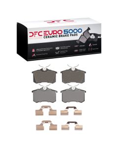 DFC 99-15 Audi TT Rear Euro 5000 Ceramic Brake Pads and Hardware Kit - 1600-0340-01