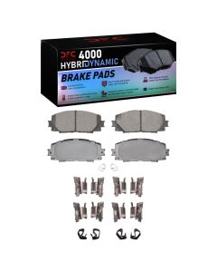 DFC 10-22 Lexus CT200H Front 4000 HybriDynamic Brake Pads and Hardware Kit - 4000-1184-11