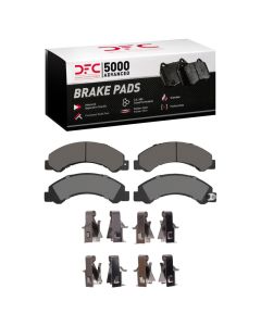 DFC 12-20 Hino 155 Fr & Rr 5000 Advanced Ceramic Brake Pads and Hardware Kit - 1551-1695-01