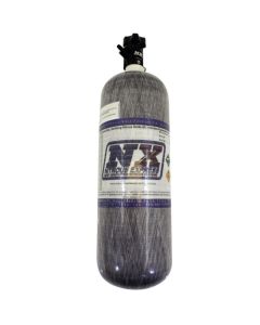 Nitrous Express Composite Bottle w/Lightning 500 Valve -6 Bottle Nipple (6.79 Dia. x 23.25 Tall) - 11152-6