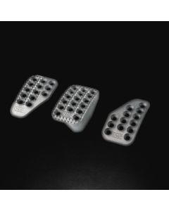 OMP Sand-Blasted Aluminum Pedals (Set of 3) - OA0-1000-003