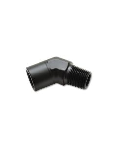 Anodized Black 45° Pipe Adapter Fitting - VIBR-1133