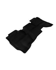 3D MAXpider 2014-2019 Chevrolet/GMC Silverado Double Cab Kagu 2nd Row Floormats - Black - L1CH03921509