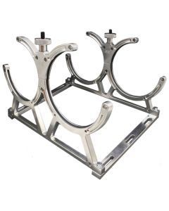 Nitrous Express Billet Bracket for Dual 10 Or 15lb N2O Bottle Incl Floor Mounts - 11108D