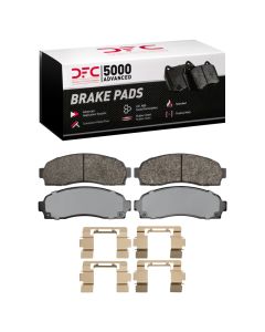 DFC 03-11 Ford Ranger (USA/Canada) Front 5000 Advanced Semi Metallic Brake Pads and Hardware Kit - 1552-0833-01