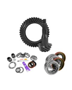 Yukon 9.75in Ford 3.55 Rear Ring & Pinion Install Kit 2.99in OD Axle Bearings and Seals - YGK2094