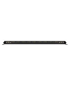 Go Rhino Xplor Blackout Combo Series Sgl Row LED Light Bar w/Amber (Side/Track Mount) 31.5in. - Blk - 751653212CSS